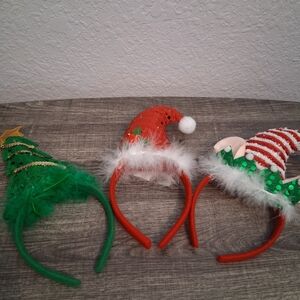 Festive Christmas Light Up Holiday Headband Set